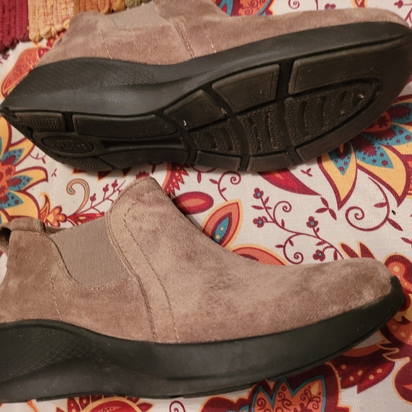 SUEDE Taupe  Booties - Picture 3 of 8